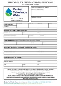 CTW-Application-Form-603_24 | Central Tablelands Water